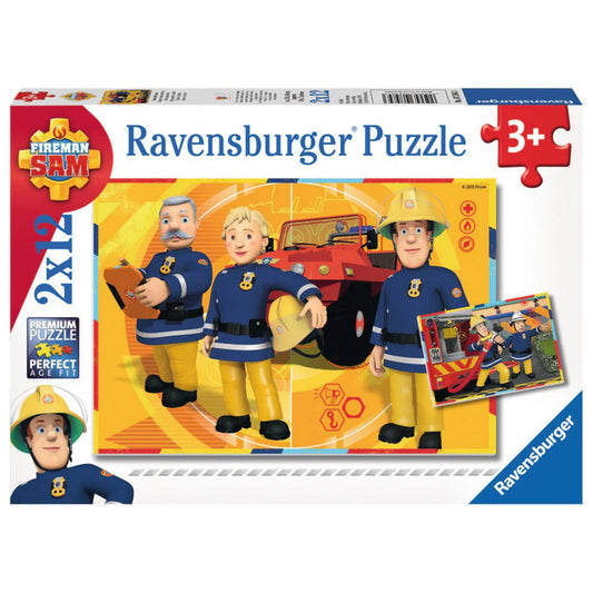 Ravensburger Puzzle Sam in Action, Children's Puzzle, Laying Game, Children's Game, Puzzle Game, Including Mini-Poster, 12 Pieces, 07584 3