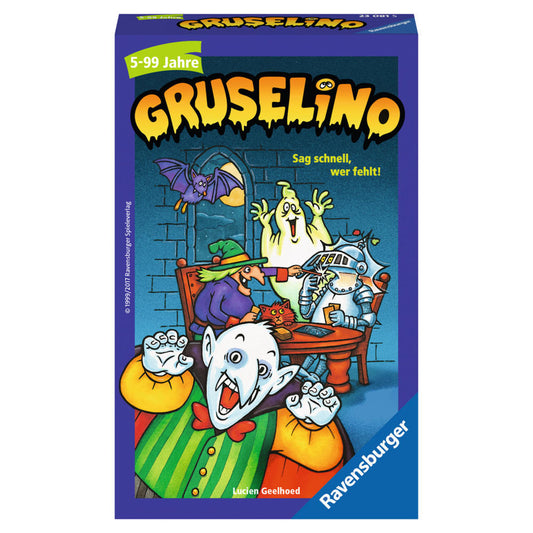 Ravensburger Mitbringspiele Gruselino, reaction game, concentration game, children's game, children's game, reaction, 23081 5