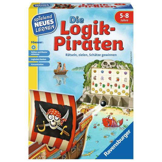 Ravensburger Playfully Learn New Things The Logic Pirates, Logic Game, Action Game, Puzzle, Children's Game, Children's Game, 24969 5