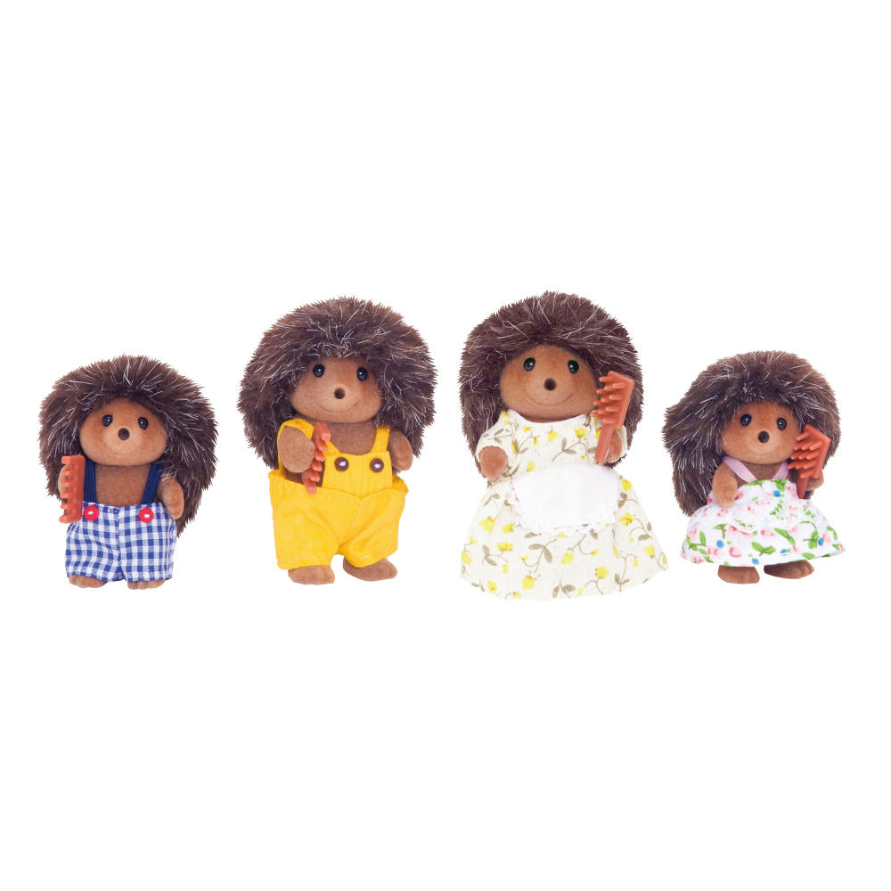 Sylvanian Families Hedgehog Family von Stachel Mother, Father, Children, Franz, Elisabeth, Maximilian, Sophia, Figures, 3122