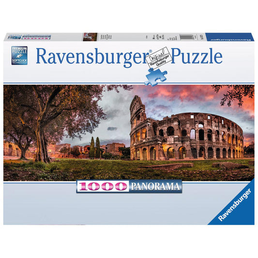 Ravensburger Puzzle Colosseum at Sunset, Adult Puzzle, Premium Puzzle, Panorama Puzzle, Panorama, 1000 Pieces, 15077 9