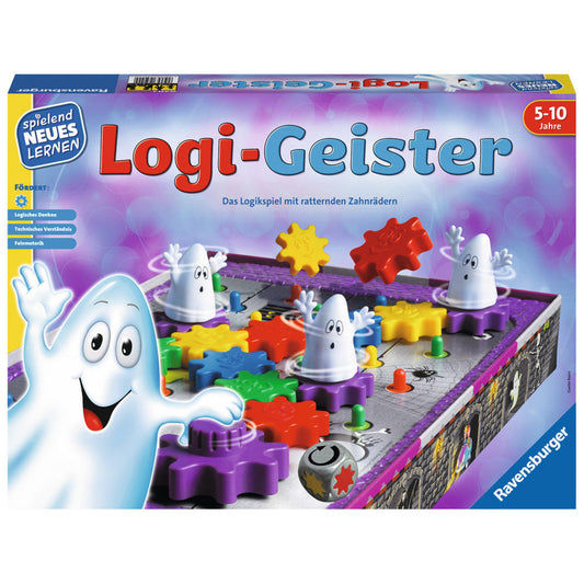 Ravensburger Playful New Learning Logi-Geister, Logic Game, Board Game, Dice Game, Children's Game, Children's Game, 25042 4