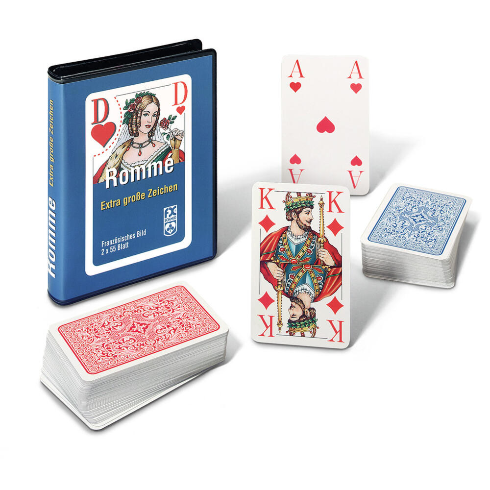 Ravensburger FX Schmid Rommé / Canasta / Bridge Large Corner Signs, Traditional Playing Cards, Card Game, Card Game, Card Games, Foil Case, 27074 3