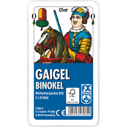 Ravensburger FX Schmid Gaigel / Binokel Württembergisches Bild, Traditional Playing Cards, Card Game, Card Game, Card Games, Clear Box, 27062 0