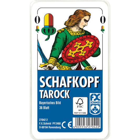 Ravensburger FX Schmid Schafkopf / Tarock Bavarian Picture, Traditional Playing Cards, Card Game, Card Game, Card Games, Transparent Box, 27042 2