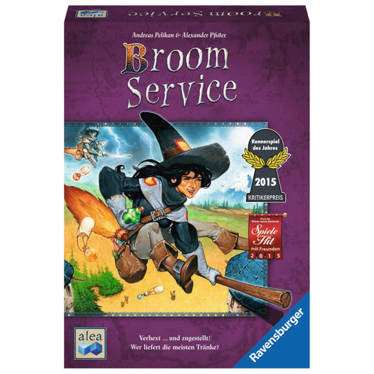Ravensburger alea Broom Service, strategy game, tactical game, board game, parlor game, adult game, adult game, 26917 4