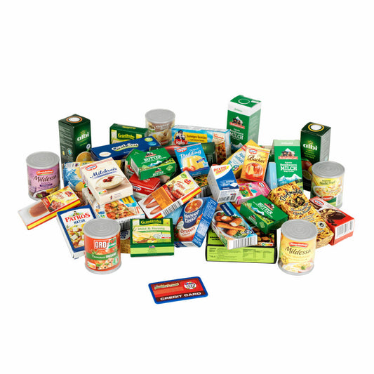 Theo Klein Online-Zubehörset Shopping Center, Spielzeuglebensmittel, Kaufmannsladen Zubehör, 7205