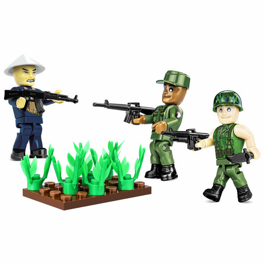 COBI Klemmbausteinset Vietnam War, World War 2 Historical Collection, Soldaten, Spielfiguren, Klemmbausteine, Kunststoff, 30 Teile, 2047