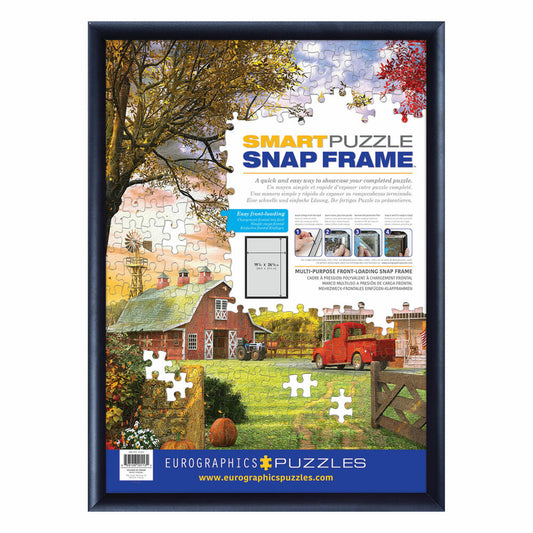 Eurographics Klapprahmen für Puzzles Snap Frame Schwarz, 68 x 48 cm, 8955-0113